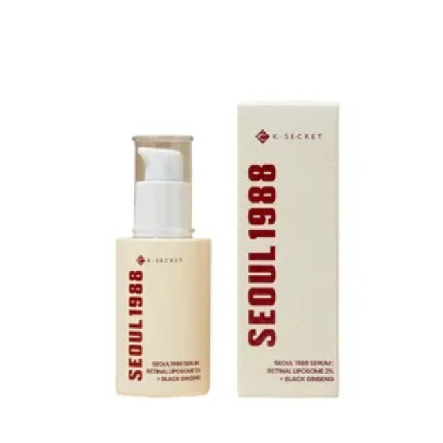  KSECRET - Sérum Facial SEOUL 1988 Serum: Retinal Liposome 2% + Black Ginseng